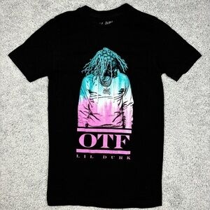 Lil Durk Shirt Womens Small Tee Music Rapper Bright OTF Only The Family Concert